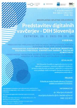 Vabilo – spletna delavnica RIC Bela Krajina